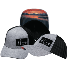Idaho Low Profile Hat — Heather Gray / Black