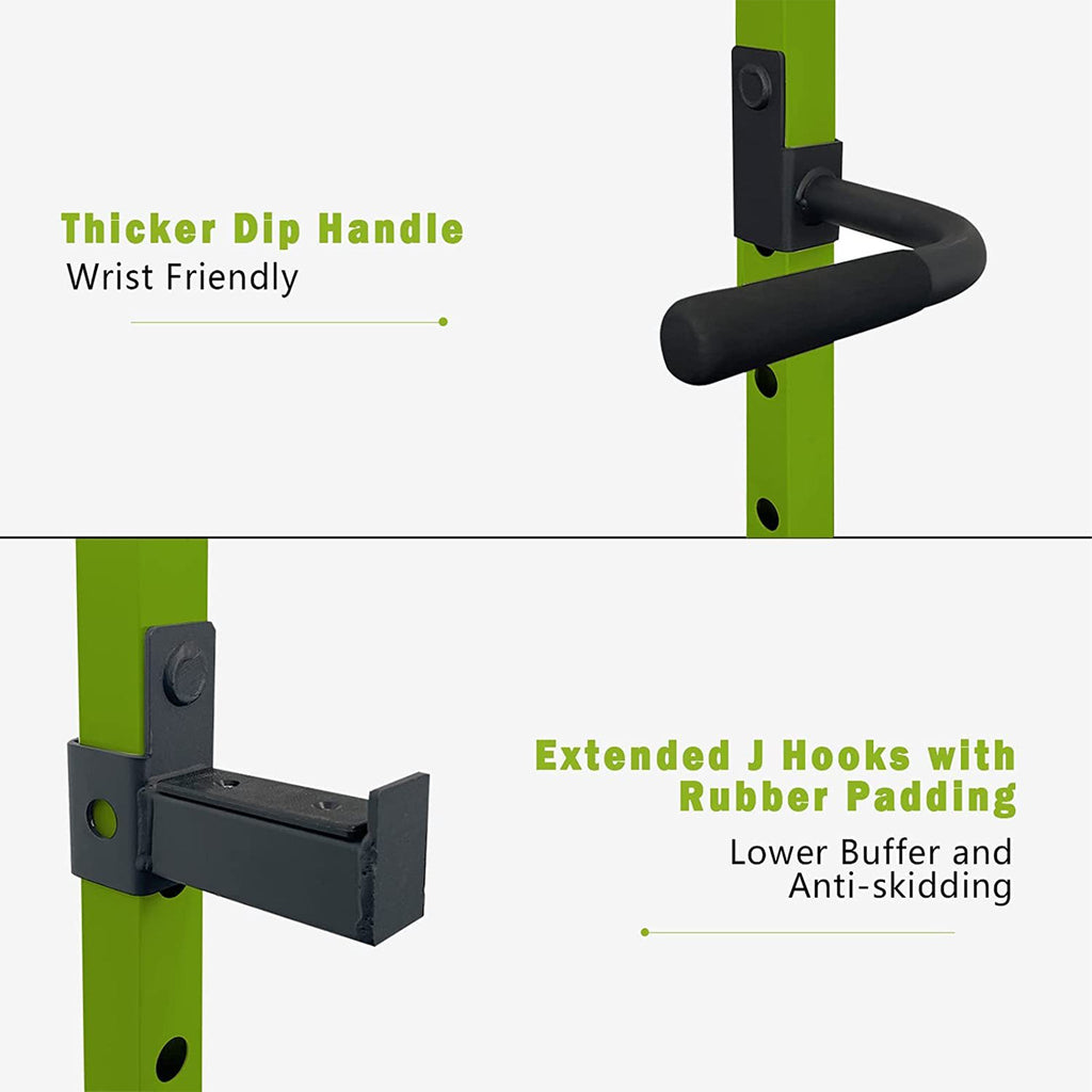 IFast Adjustable Home Gym Power Cage & Squat Rack With Pull-Up Bar Barbell Rack, 1000LBS (SAK12649) – SAKSBY WHOLESALE, view 