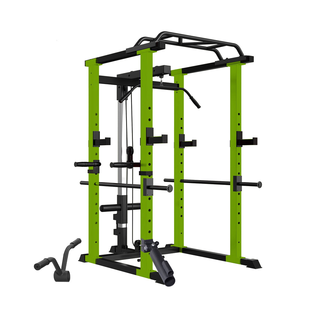 IFast Adjustable Home Gym Power Cage & Squat Rack With Pull-Up Bar Barbell Rack, 1000LBS (SAK12649) – SAKSBY WHOLESALE, view 