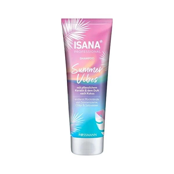Isana Summer Vibes Coconut Shampoo: Vegan Hydration for Sun-Damaged Hair - Herbal Keratin & Moisturizing Formula