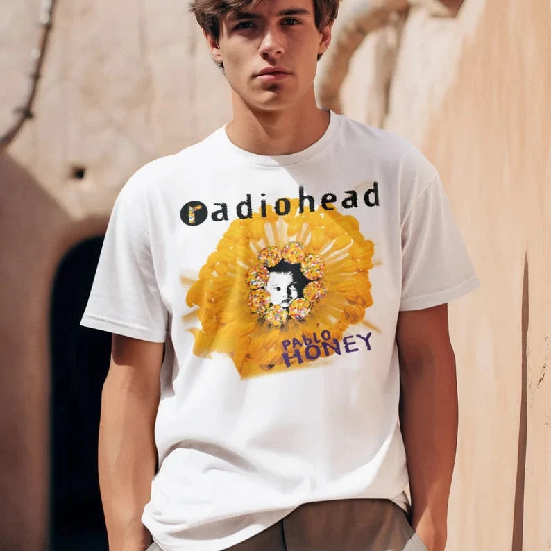 Radiohead "Pablo Honey" Album T-Shirt – Retro 90s Alternative Rock Band Unisex Graphic Tee