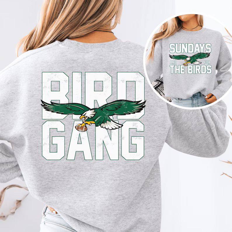 A Blessed Texas Mess Boutique Vintage Philadelphia Football Sweatshirt, Philly T-shirt And Hoodie, Trending… — construction detail