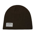 The Heartbeat Brand Mountains Beanie - No Cuff - Chocolate — main product shot