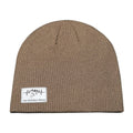 The Heartbeat Brand Mountains Beanie - No Cuff - Tan — main product shot