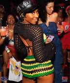 Jamaica Mesh Crochet Shorts with Bikini Matching Set