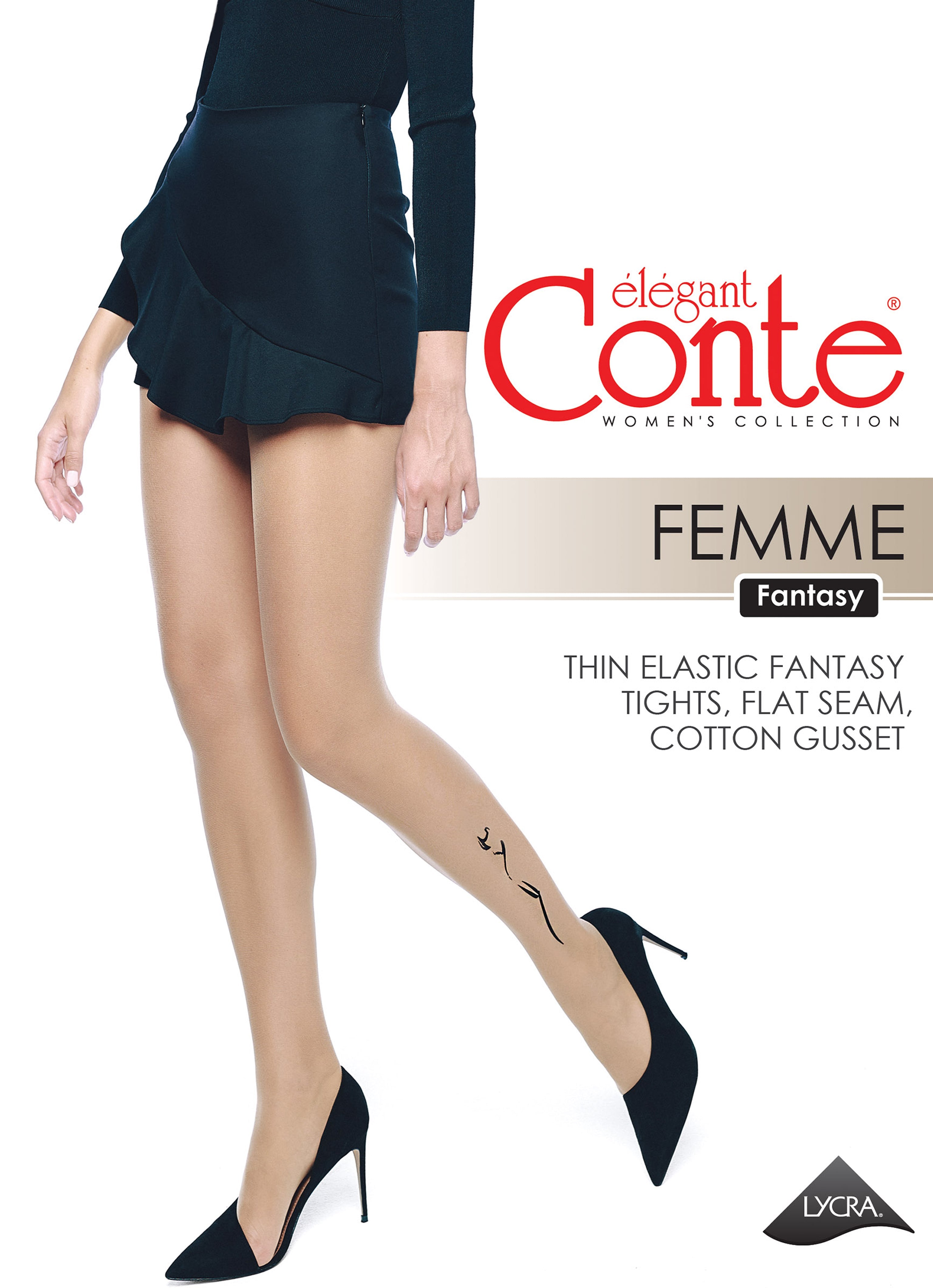 TheRanok.com Fantasy Tights Conte Femme - Tattoo Design — size reference