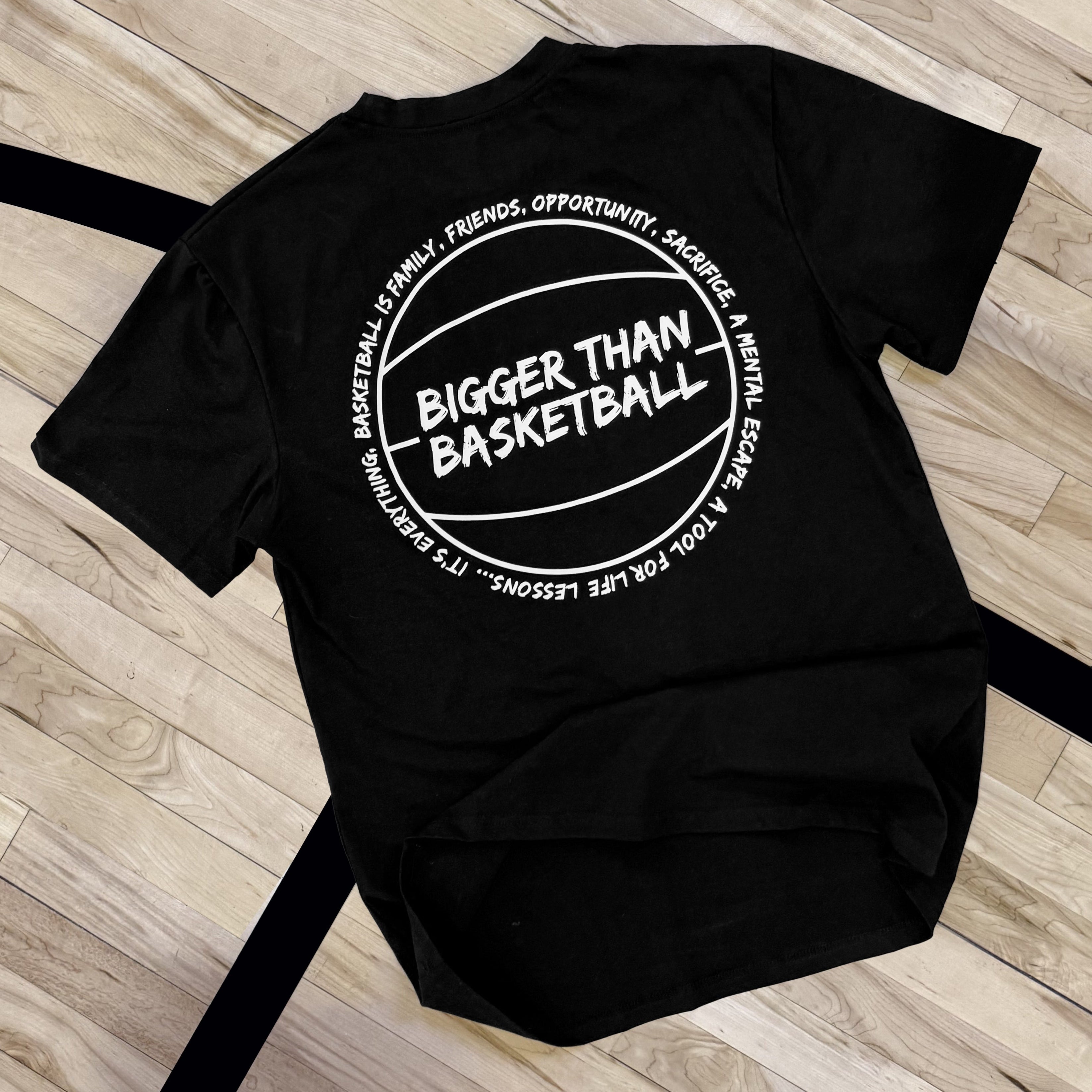 Bigger Than Basketball Beyond Basketball - T-Shirt - Black — product category context