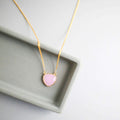 PARKEN JEWELRY PARKEN JEWELRY Pink Rose Quartz Pendant Necklace — main product shot