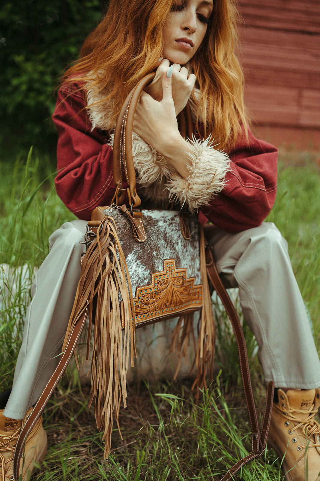 Haute Southern Hyde The Zebedee Concealed Carry a Haute Southern Hyde by Beth Marie Exclusive — detail close-up