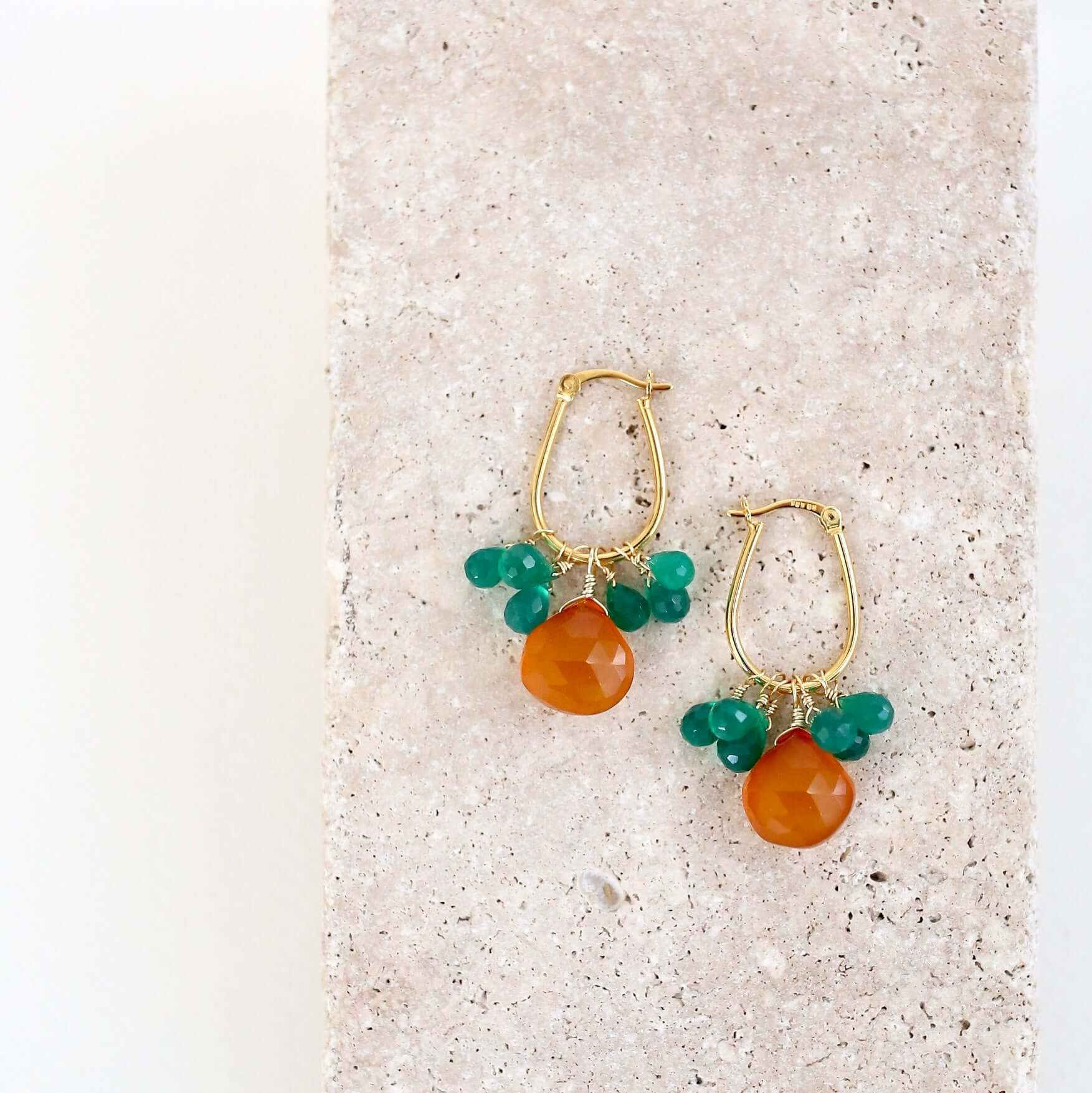 Orange Earrings