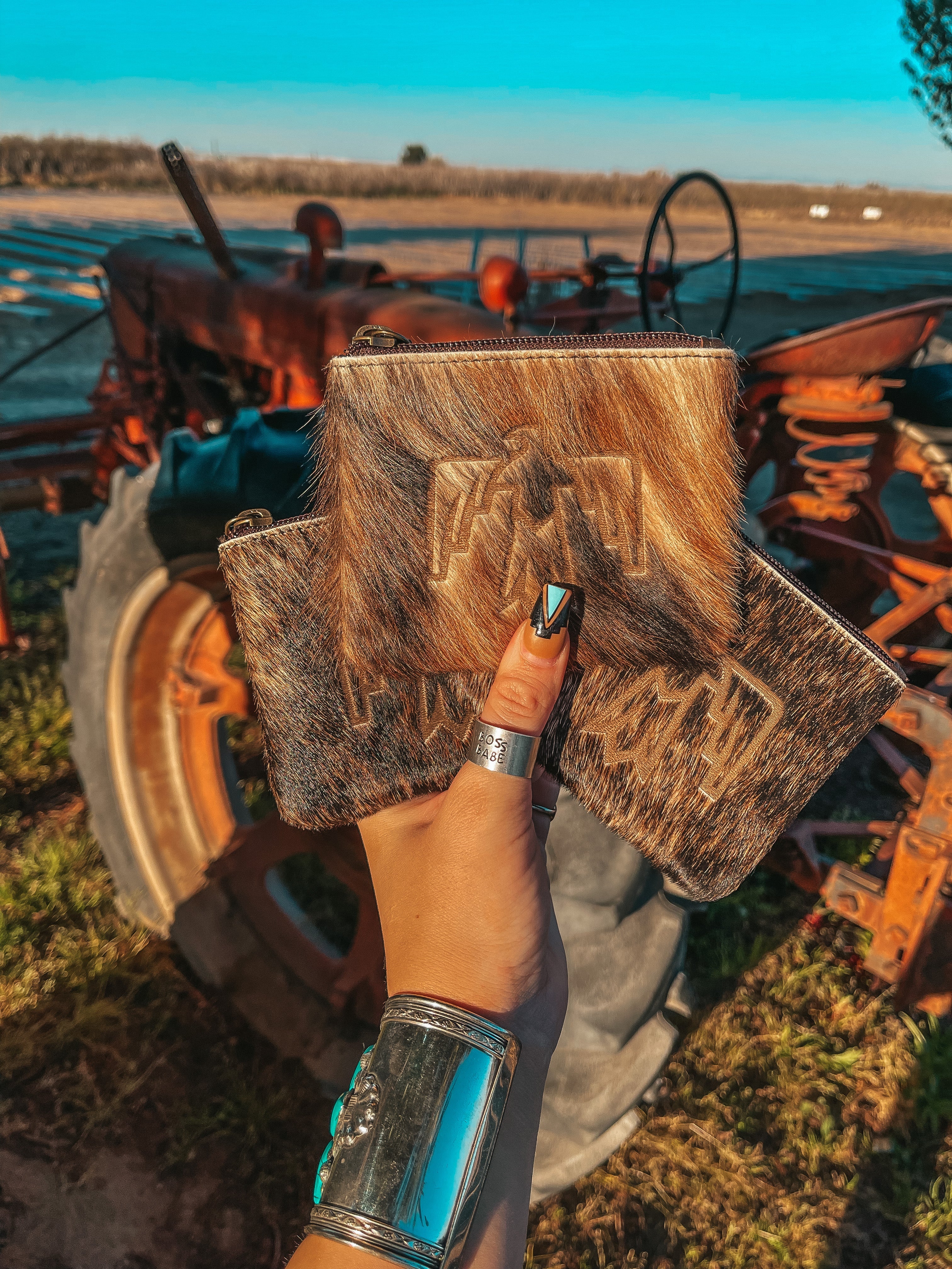 Haute Southern Hyde Thunderbird’ n Go Pouch by Beth Marie — construction detail
