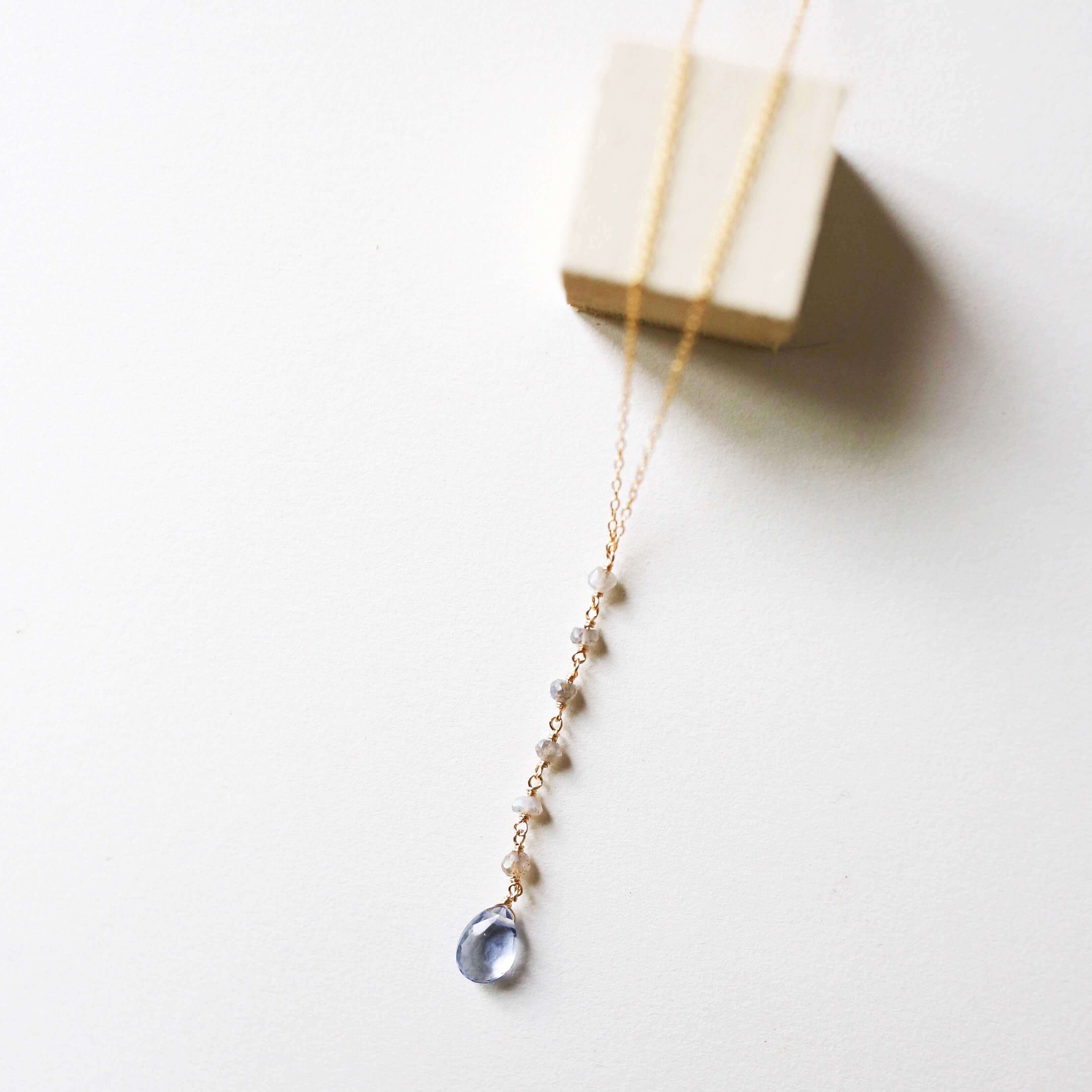 PARKEN JEWELRY Tanzanite Quartz Yoga Pendant — main product shot