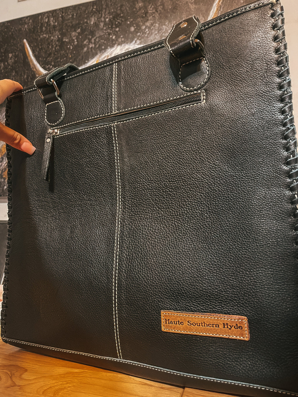 Haute Southern Hyde Luxe Cowgirl Tote a Haute Southern Hyde by Beth Marie Exclusive — detail shot 9