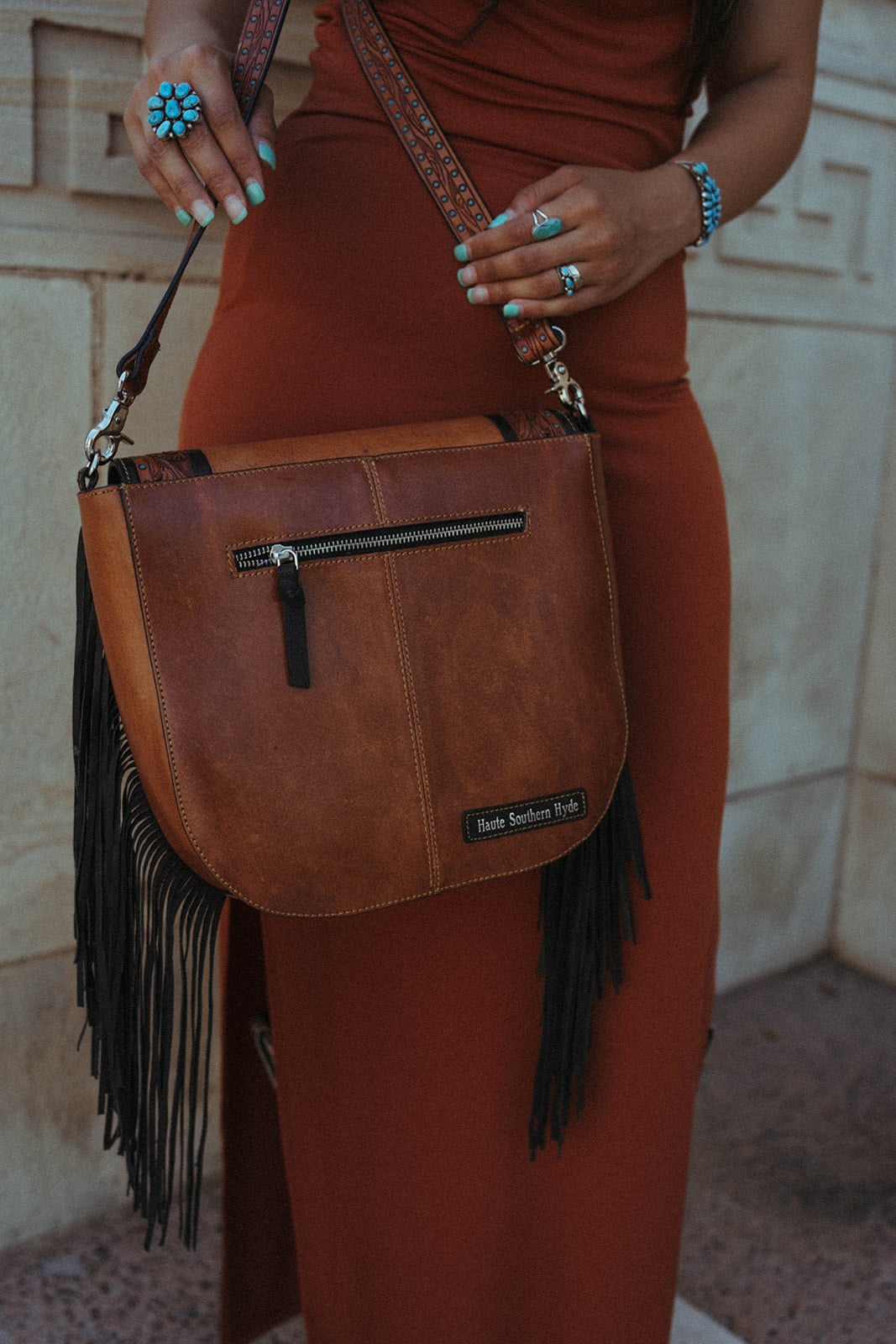 Haute Southern Hyde The Austin Bag a Haute Southern Hyde by Beth Marie Exclusive — comparison shot