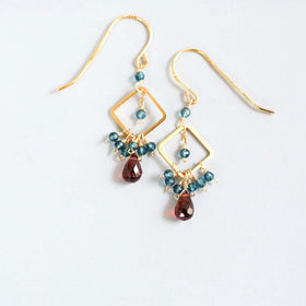 PARKEN JEWELRY Garnet Pixy Earring