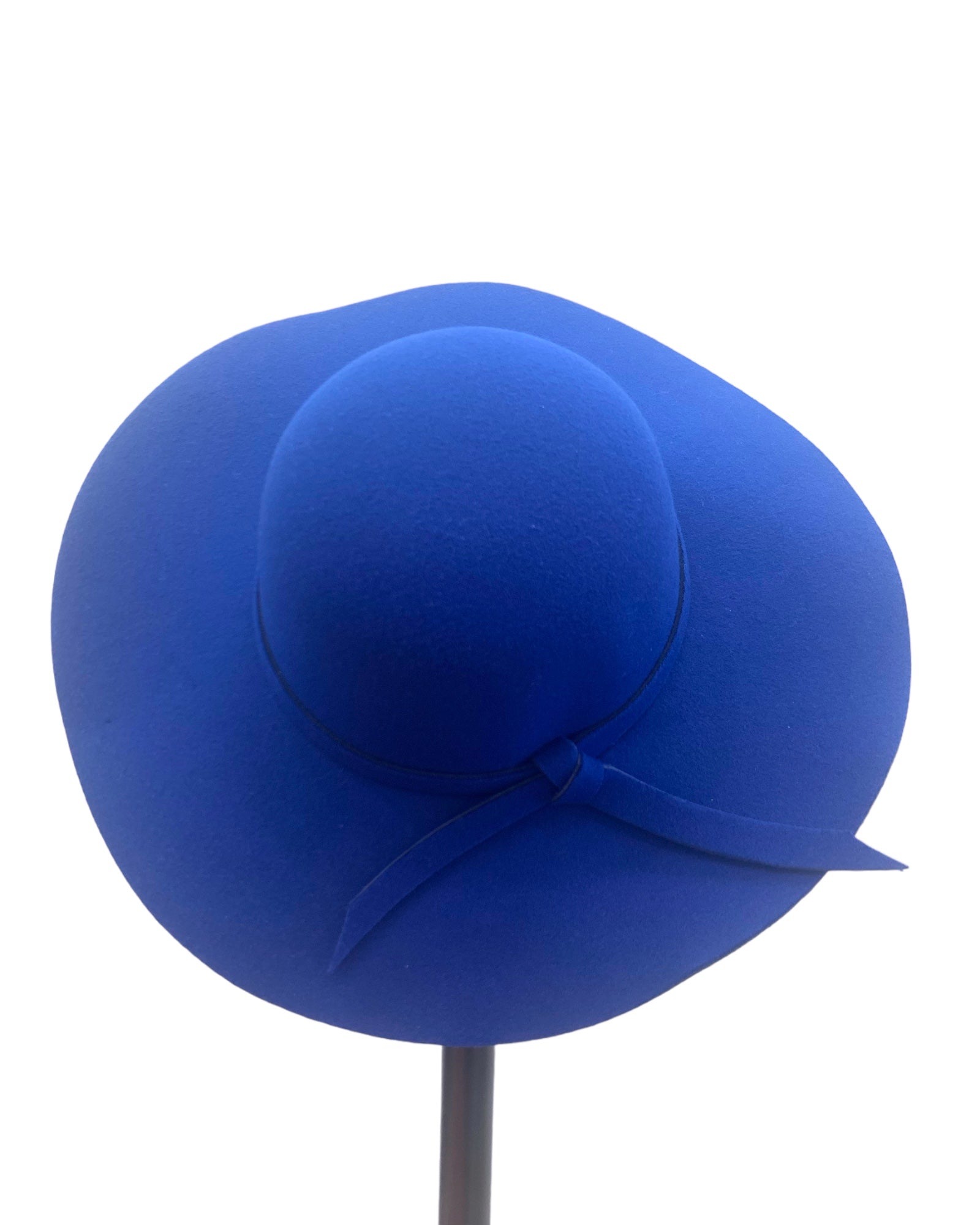 KADOU BOUTIQUE Felt Wide Brim Hat — detail close-up