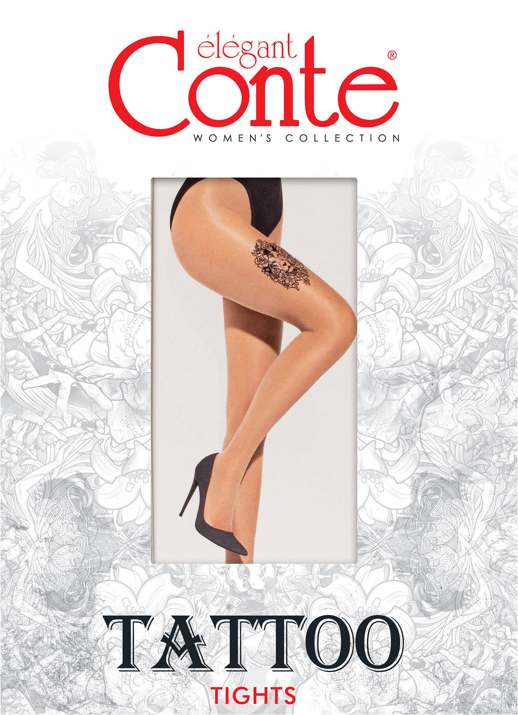TheRanok.com Fantasy Tights Conte Lion - Tattoo Design — alternative angle