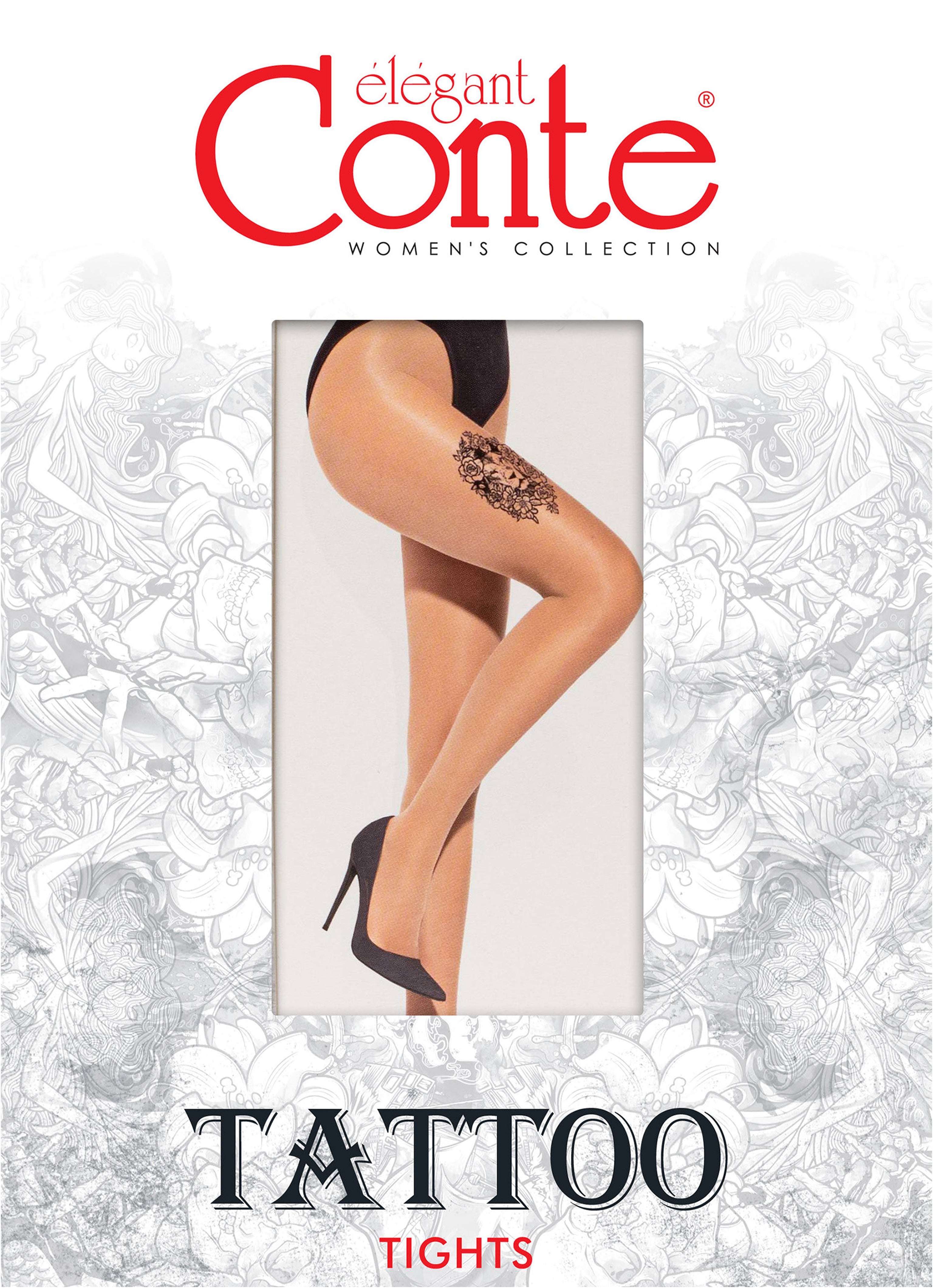 TheRanok.com Fantasy Tights Conte Lion - Tattoo Design — alternative angle