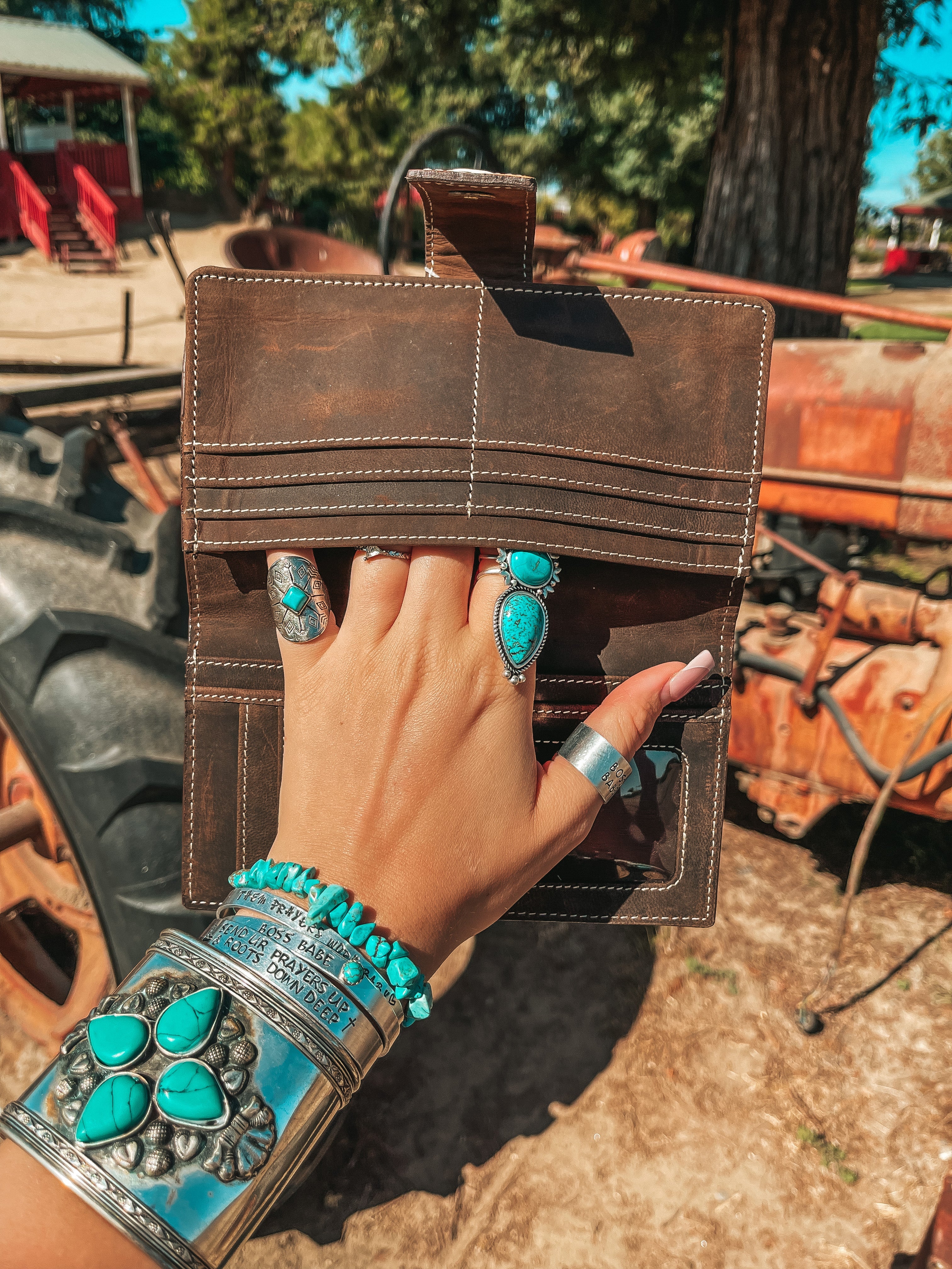 Haute Southern Hyde The Lancaster Wallet a Haute Southern Hyde by Beth Marie Exclusive — lifestyle worn / used context