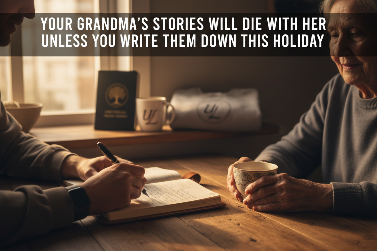 Tristan’s Treehouse Universal Language Holiday Gift Bundle – Preserve Your Family's Story — main product shot