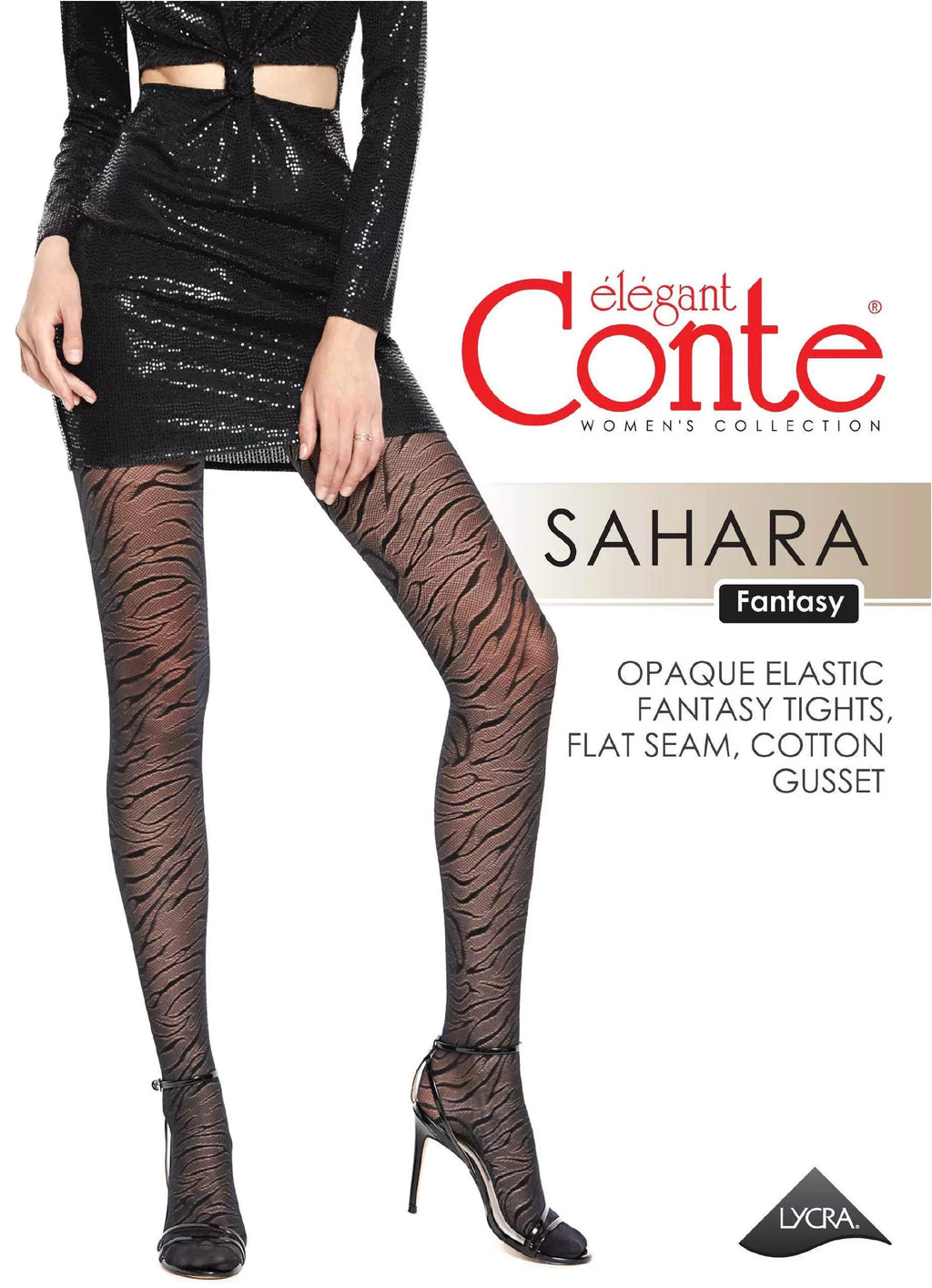 TheRanok.com Fantasy Tights Conte Sahara - Animalistic Lace Interlacing — lifestyle context
