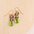 PARKEN JEWELRY Peridot Quartz Bala Earrings — main product shot
