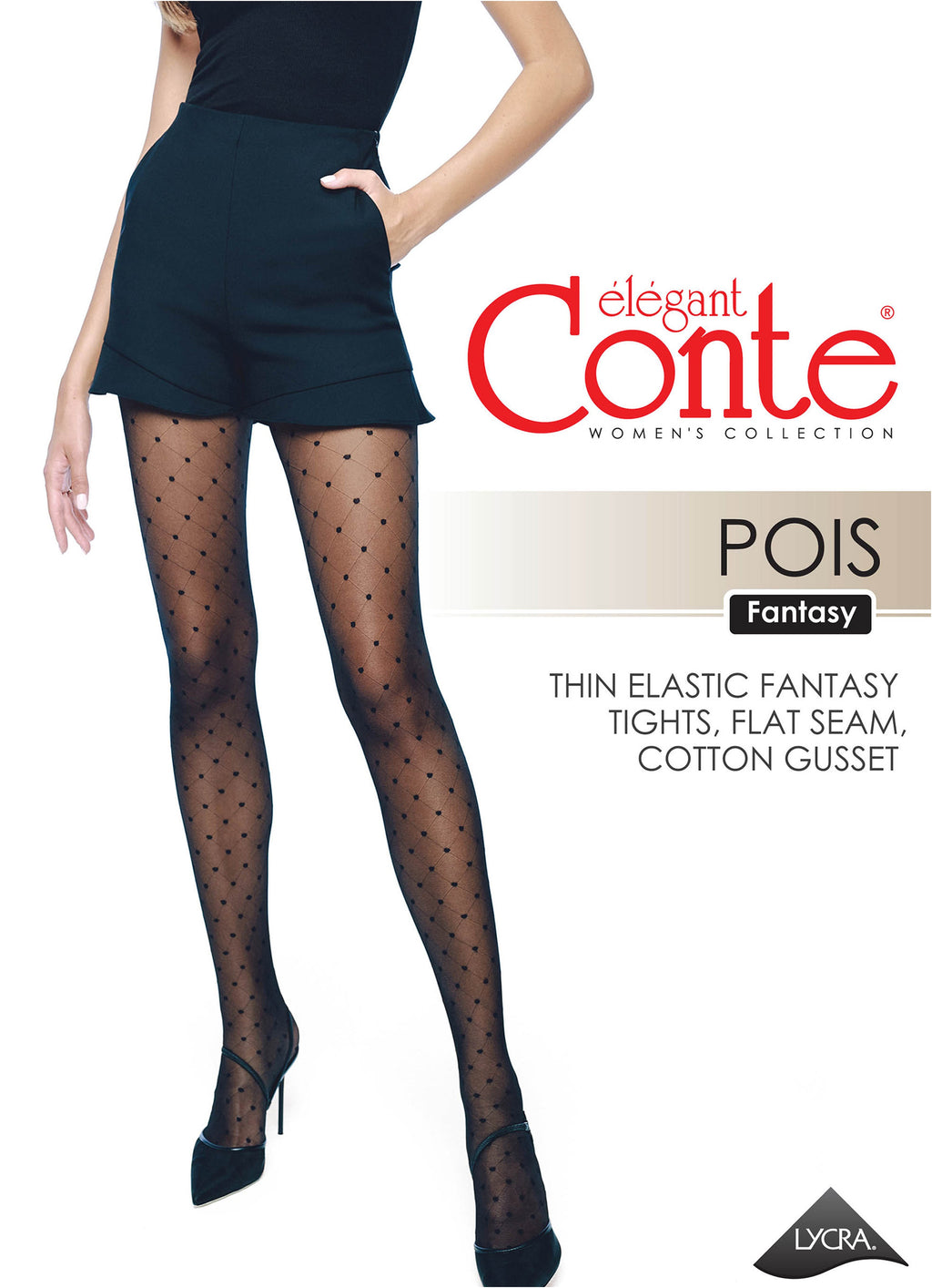 TheRanok.com Fantasy Tights Conte Pois - Geometric Dots Pattern — in-use photo