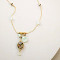 PARKEN JEWELRY PARKEN JEWELRY Smoky Quartz Bezel Necklace — main product shot