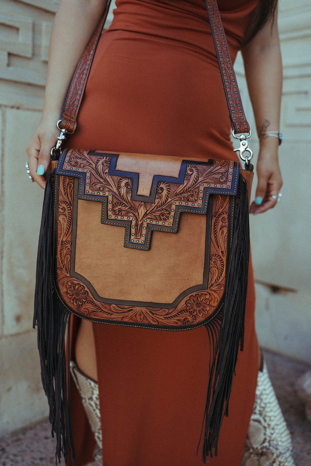 Haute Southern Hyde The Austin Bag a Haute Southern Hyde by Beth Marie Exclusive — back view