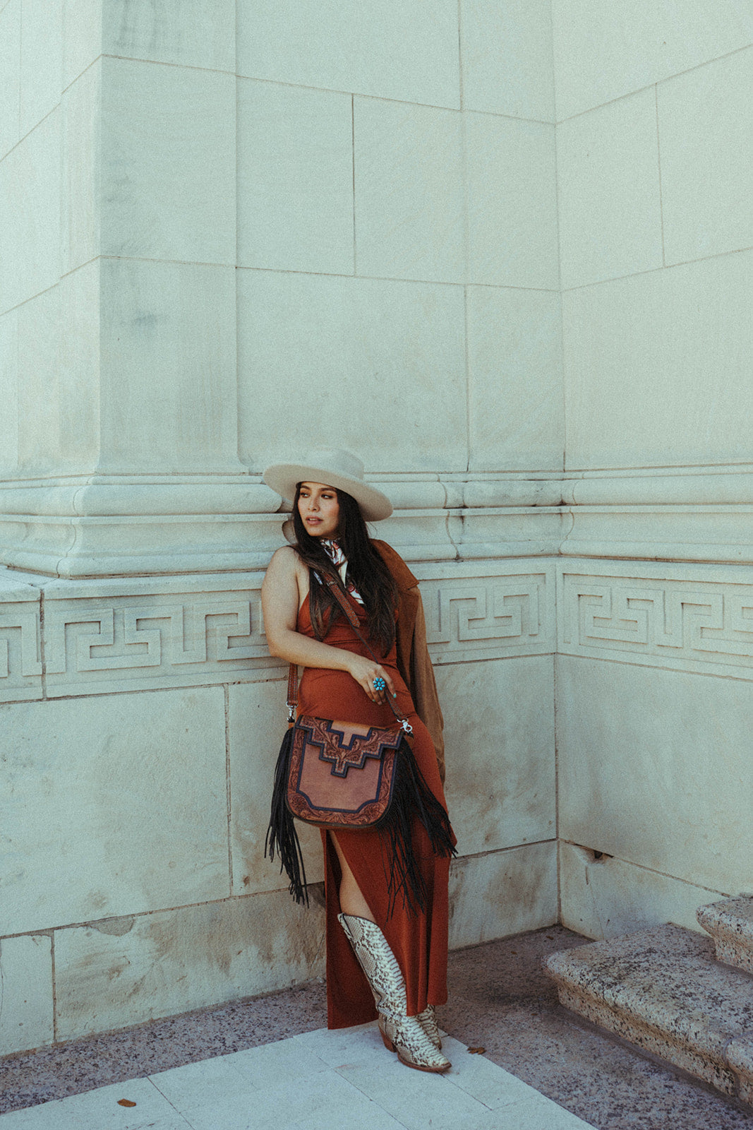 Haute Southern Hyde The Austin Bag a Haute Southern Hyde by Beth Marie Exclusive — size reference