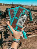 Haute Southern Hyde The Turquoise Dreams Wallet a Haute Southern Hyde by Beth Marie Exclusive — main product shot