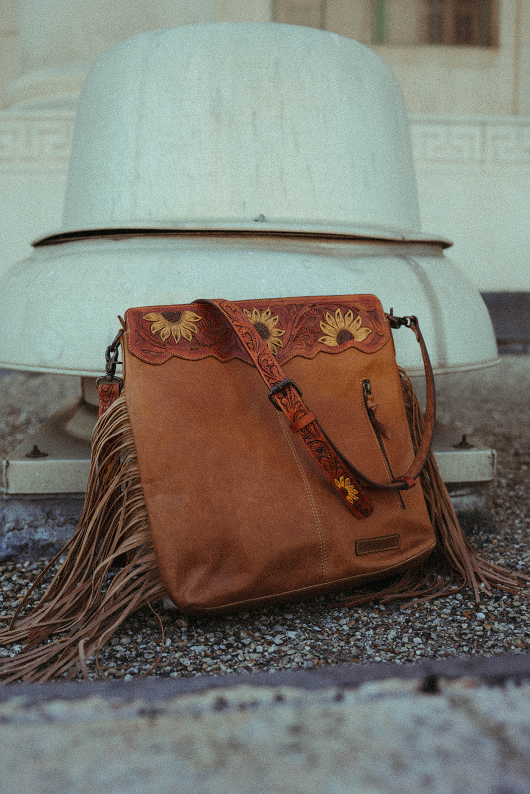 Haute Southern Hyde The Sunflower Tote a Haute Southern Hyde by Beth Marie Exclusive — alternative angle