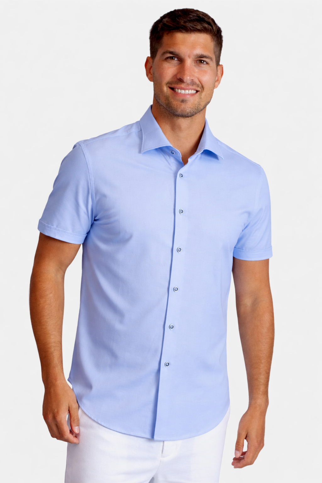 Buki Buki Cinqo 'Single Shot' Long Sleeve Tech Shirt - French Blue — side view