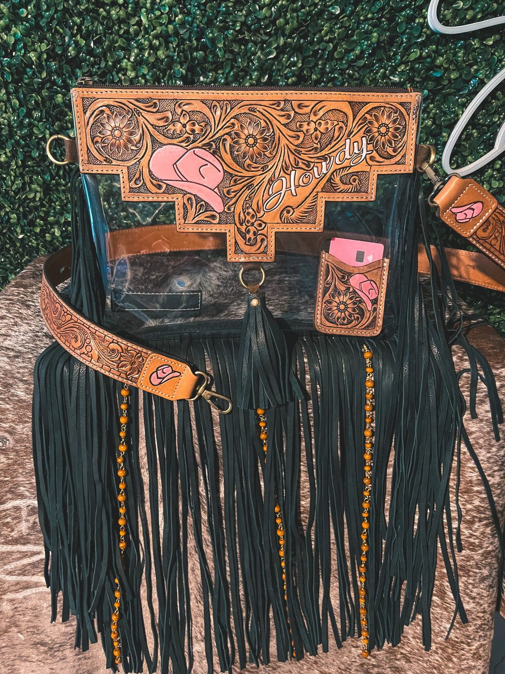 Haute Southern Hyde Howdy NFR Clear Bag a Haute Southern Hyde by Beth Marie Exclusive — main product shot
