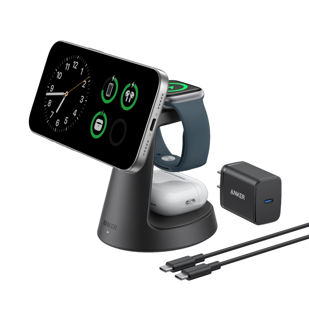 Anker MagGo Wireless Charging Station (3-in-1, Dock Stand), view 7