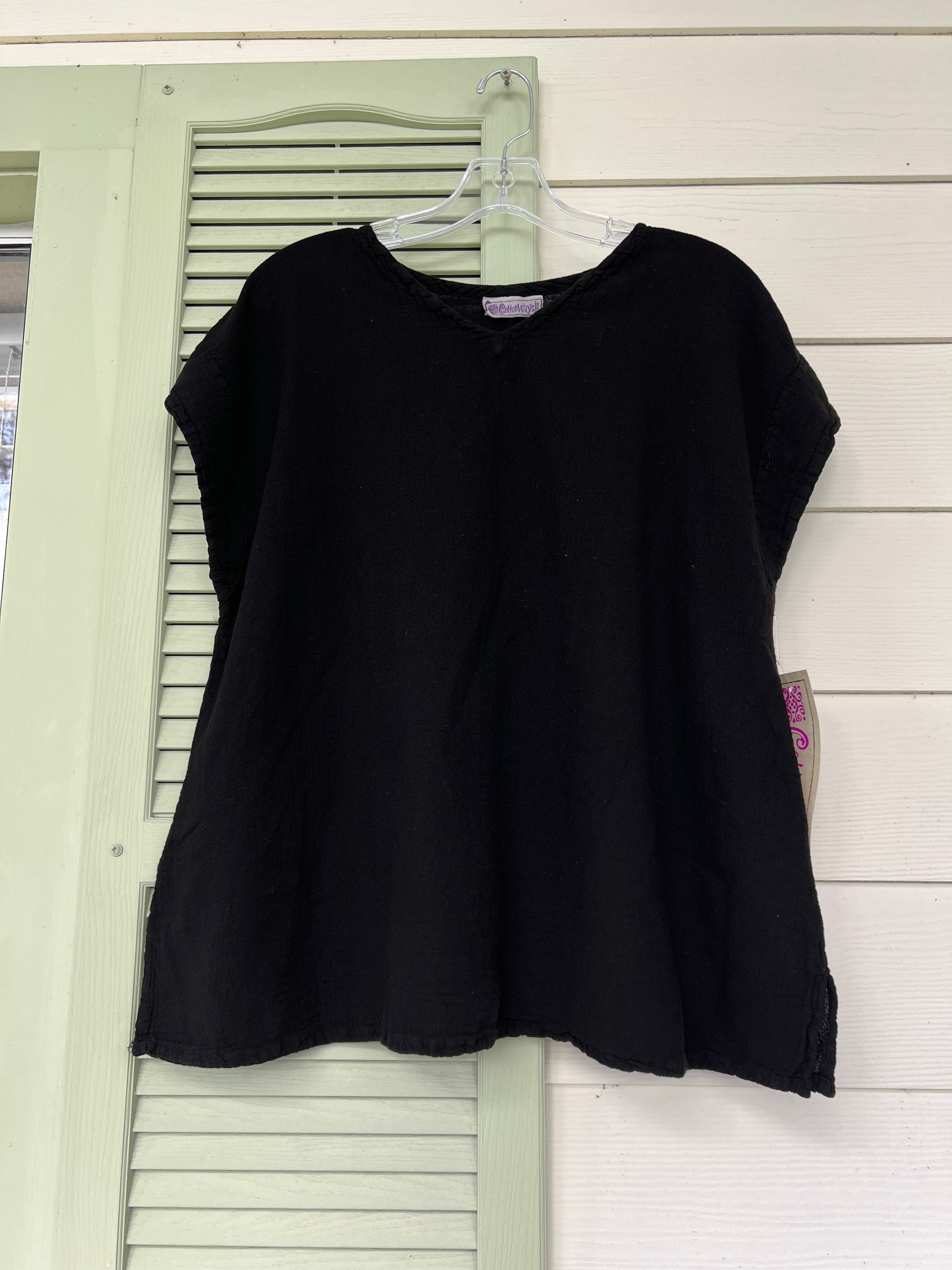 Carla 100% Cotton Gauze Top in OSFM Sale