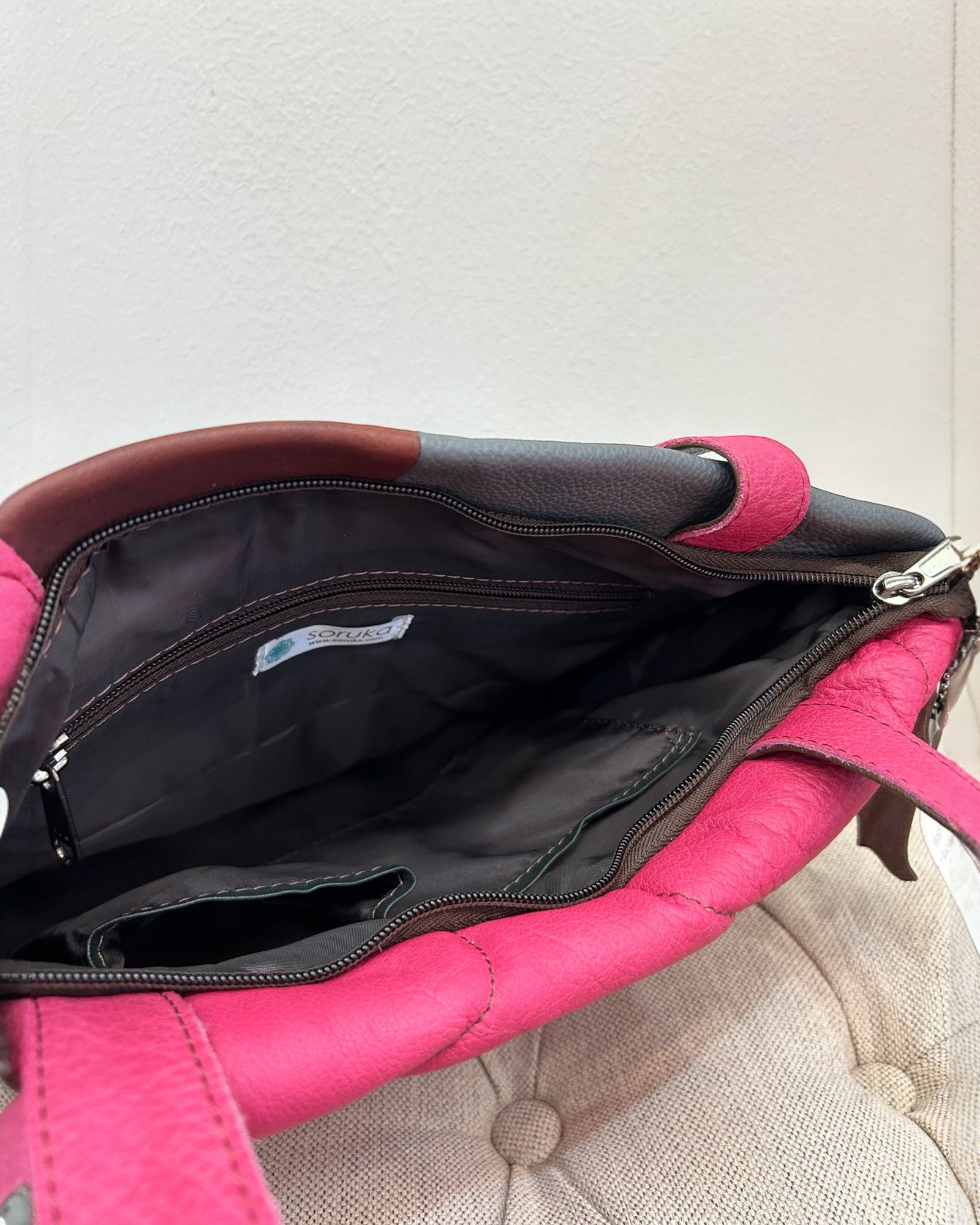 KADOU BOUTIQUE Soruka CRETE Quilted Shoulder Bag — lifestyle context