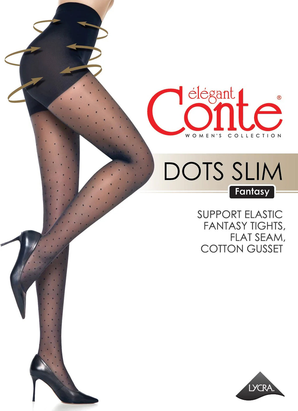 TheRanok.com Fantasy Tights Conte Dots Slim - Shaping Shorts — alternative angle