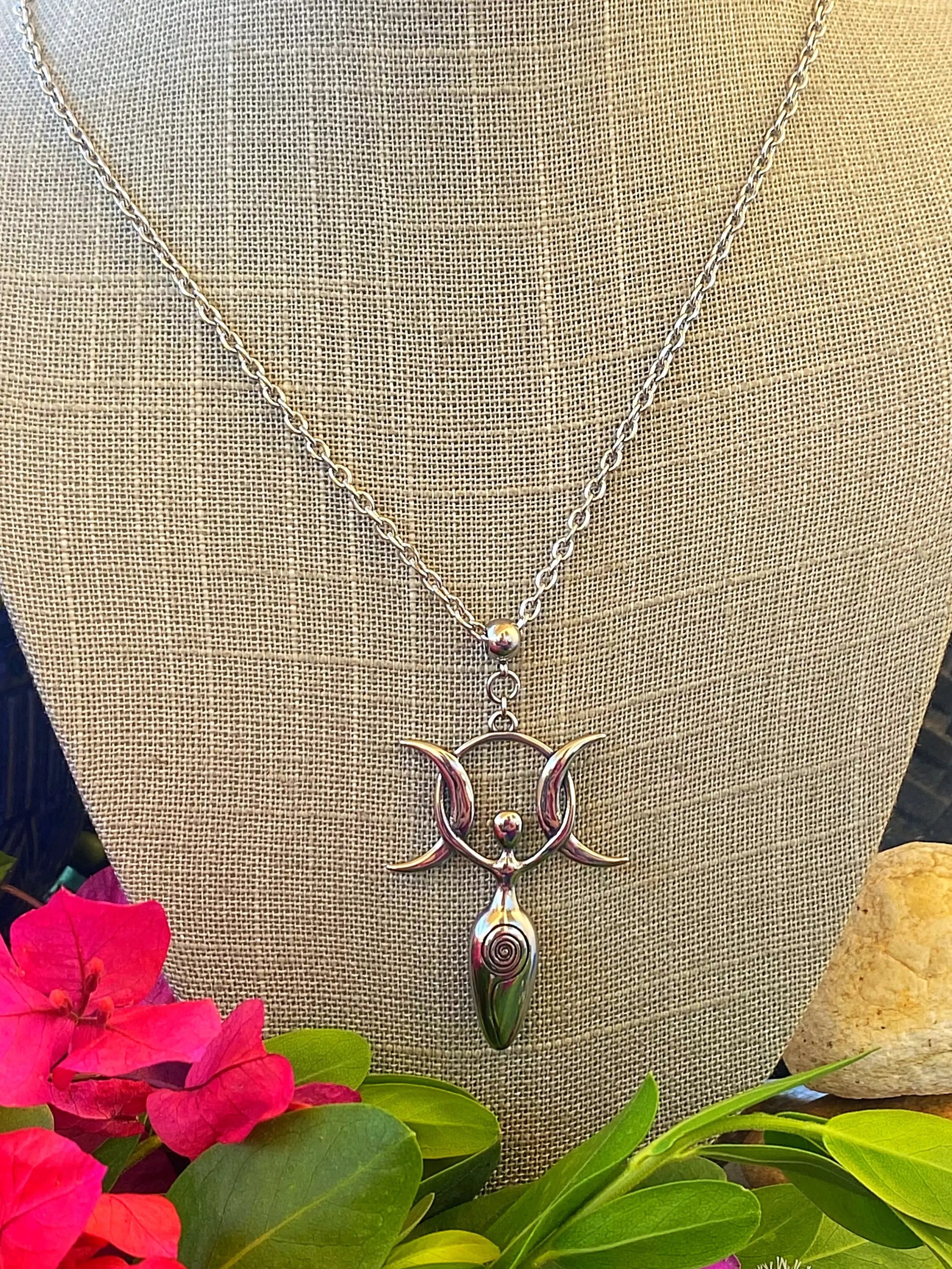 Bellaforma Jewelry MOON GODDESS NECKLACE — alternate view