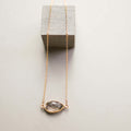 PARKEN JEWELRY Smoky Quartz Gold Minimalist Necklace — main product shot