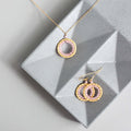 PARKEN JEWELRY PARKEN JEWELRY Rose Quartz Halo Jewelry Set — main product shot