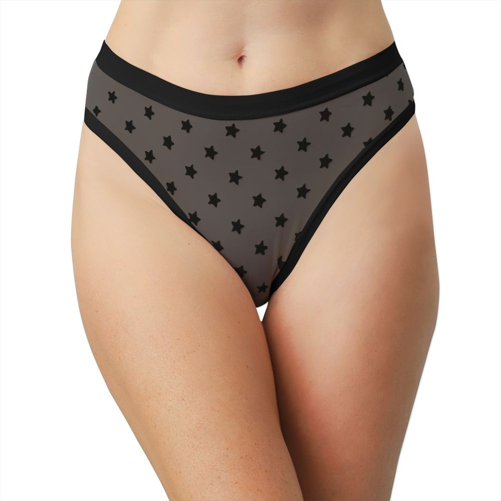 Love Libby Panties Star Mesh High Leg  Bikini — alternative angle