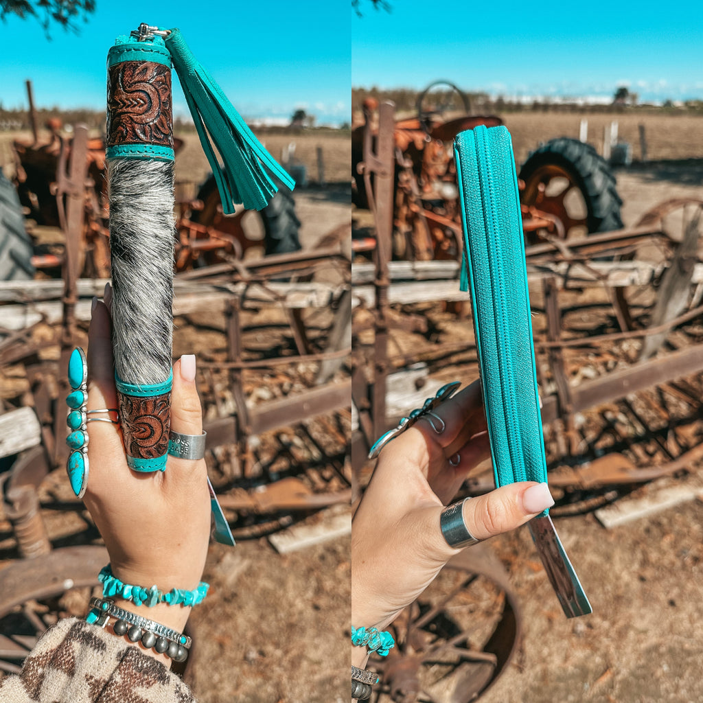 Haute Southern Hyde The Turquoise Dreams Wallet a Haute Southern Hyde by Beth Marie Exclusive — side view