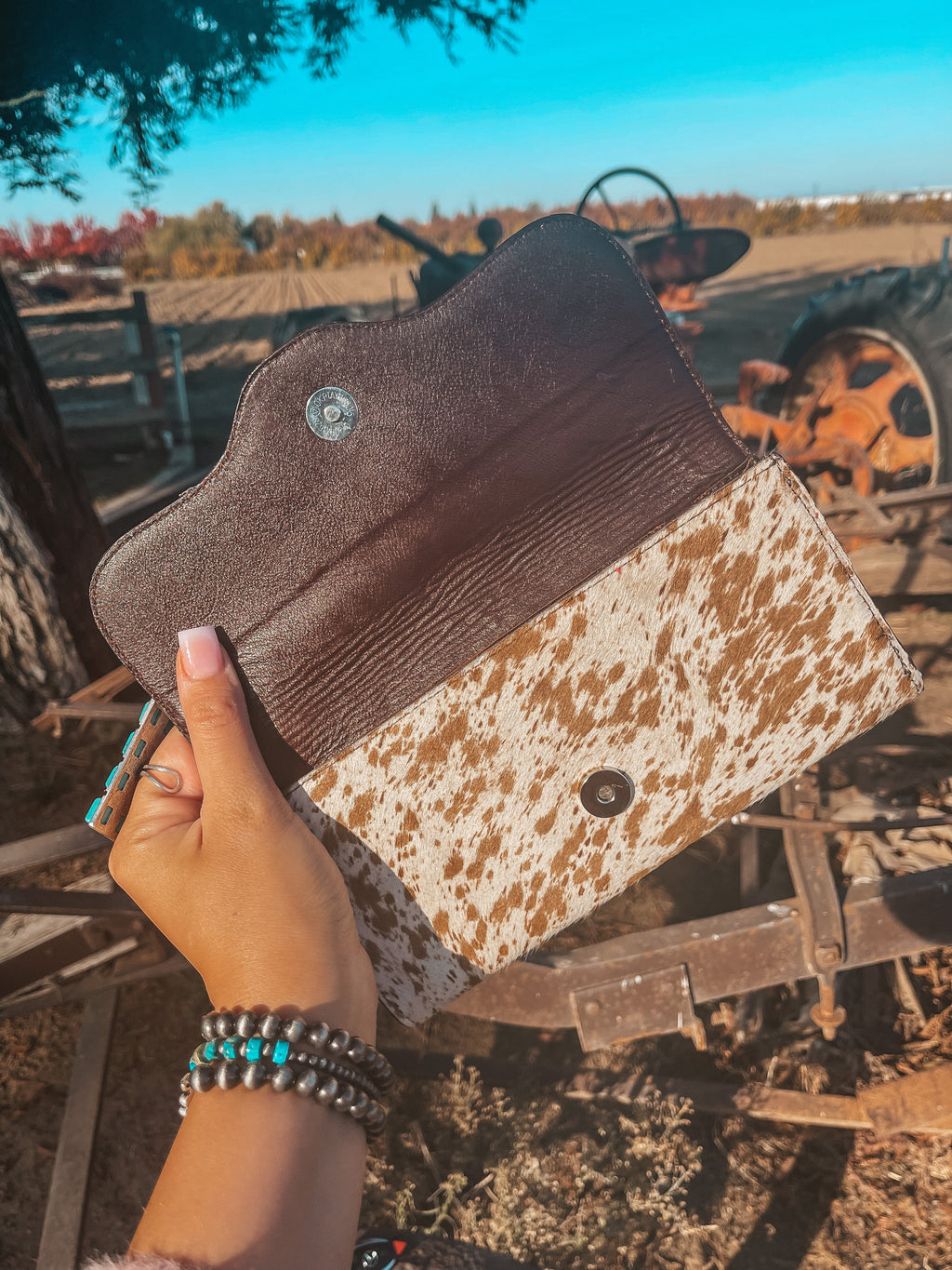 Haute Southern Hyde The Smoking Gun Wallet a Haute Southern Hyde by Beth Marie Exclusive — Haute Southern Hyde branding close-up