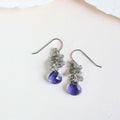 PARKEN JEWELRY PARKEN JEWELRY Tanzanite Quartz Silver Drop Earrings — main product shot