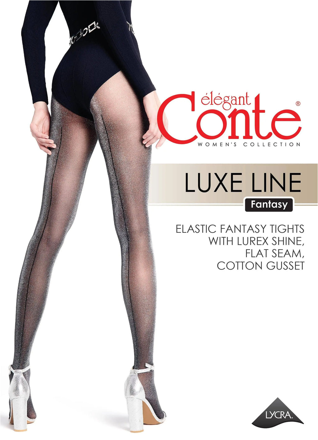 TheRanok.com Fantasy Tights Conte Luxe Line - Lurex and Seam Imitation — alternative angle