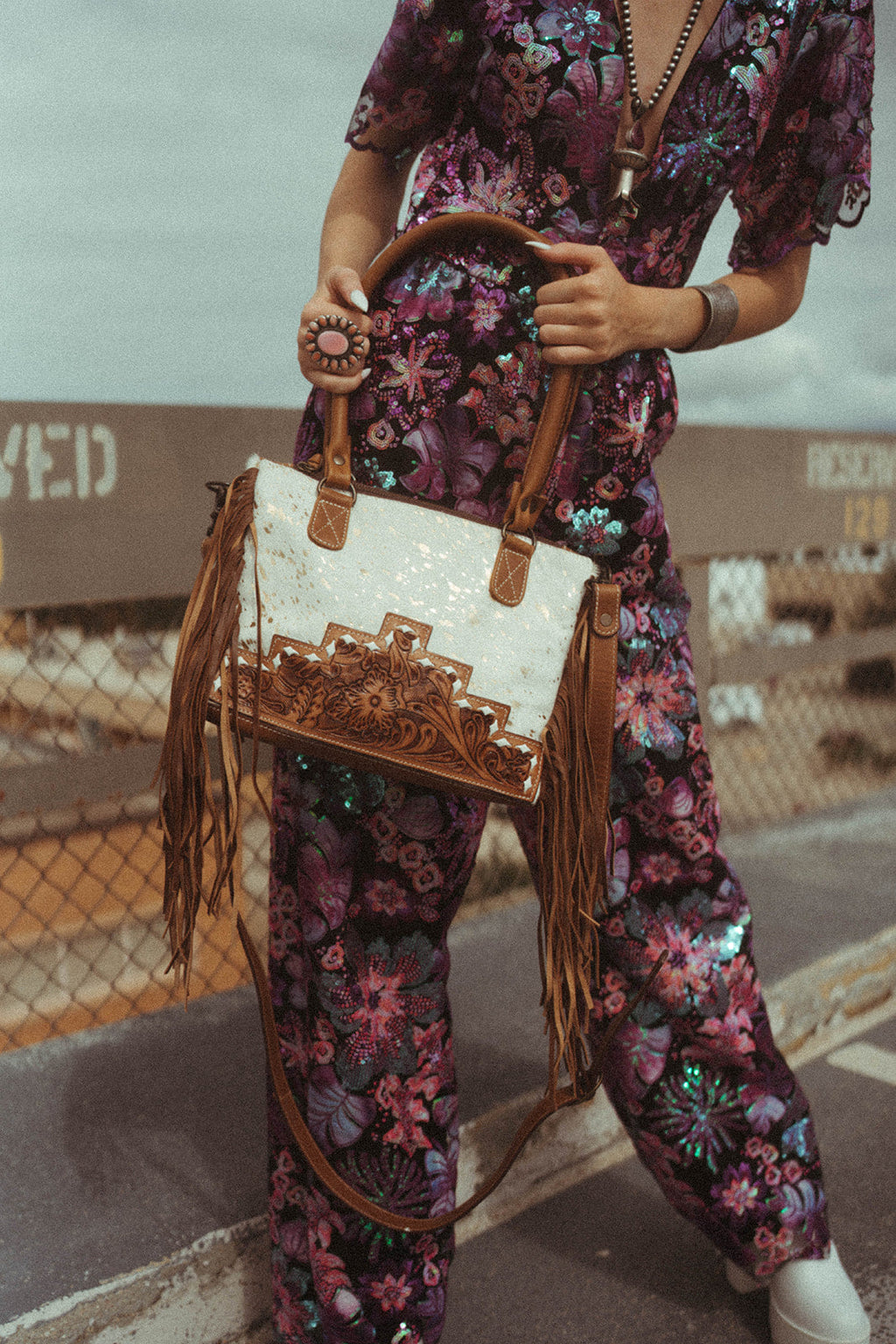 Haute Southern Hyde Golden Baby Concealed Carry a Haute Southern Hyde by Beth Marie Exclusive — detail close-up