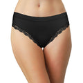 Love Libby Panties Scalloped Dot and Lace Seamless Tag Free Thong — lifestyle worn / used context