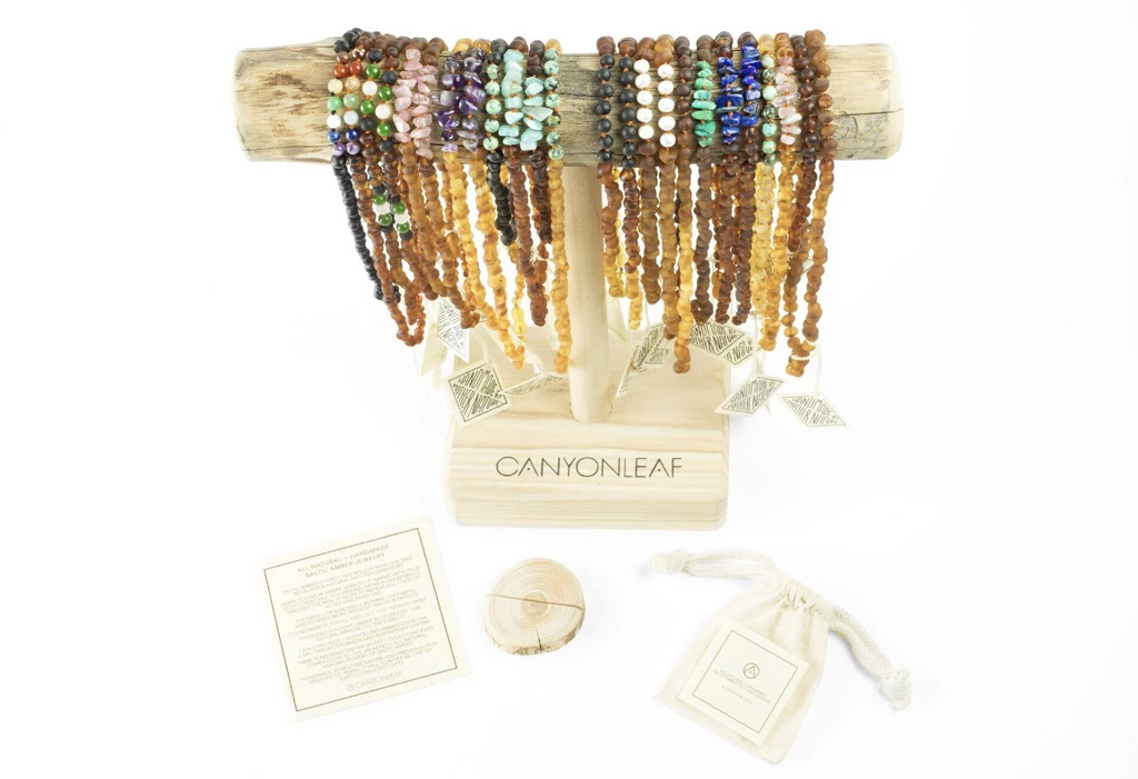 CanyonLeaf Retailer Starter Pack : Jewelry + Display — side view