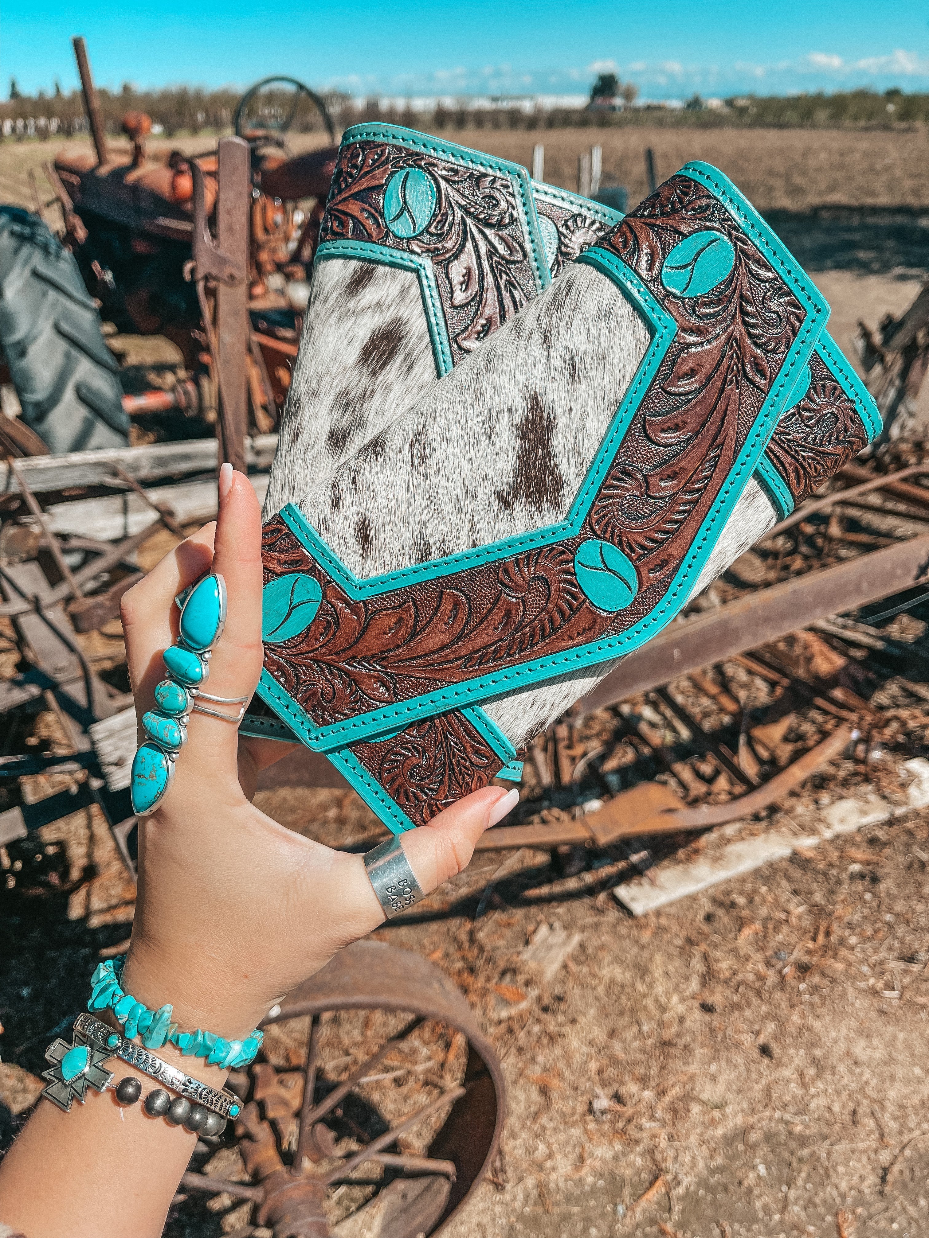 Haute Southern Hyde Turquoise Vibes Wallet a Haute Southern Hyde by Beth Marie Exclusive — main product shot